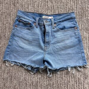 Levi’s High-rise shorts Size 28 Light blue EUC